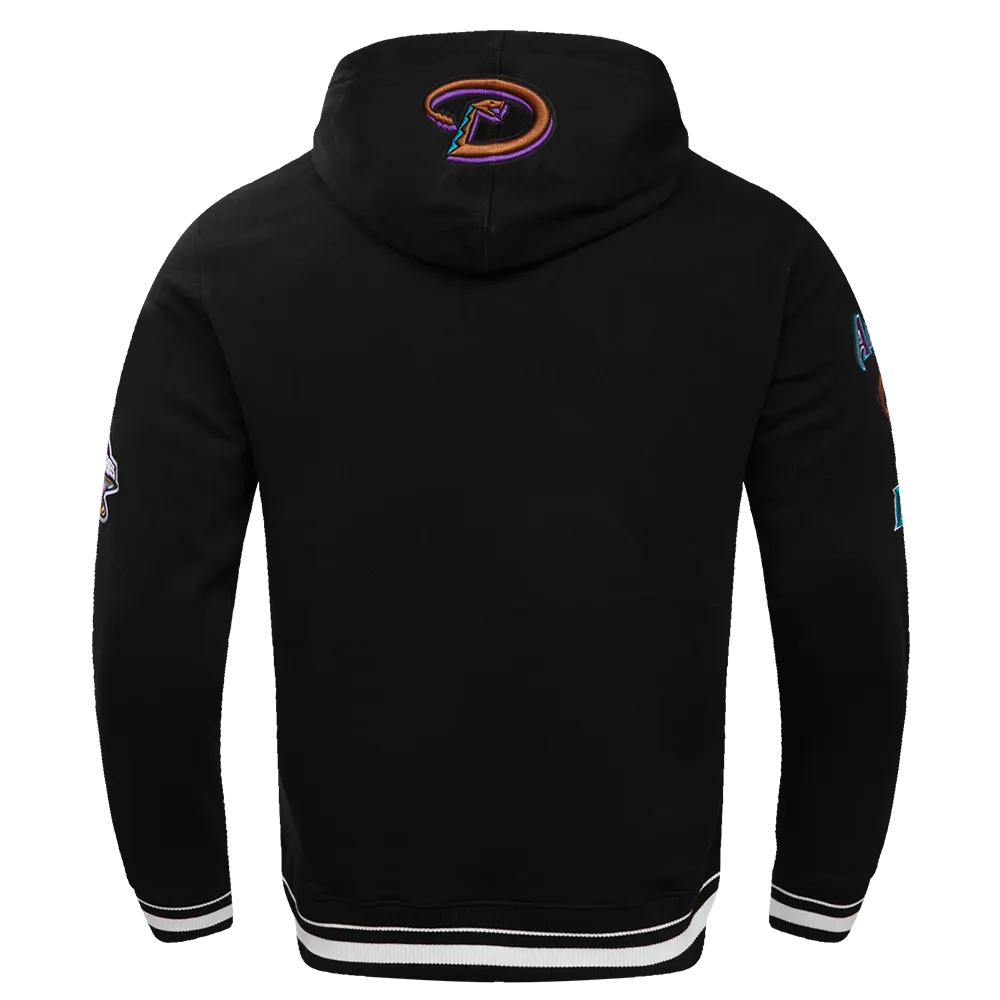 MLB ARIZONA DIAMONDBACKS RETRO CLASSIC MEN'S PO HOODIE (BLACK)